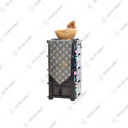 LEMARI PLASTIK - PLASTIC WARDROBE Lemari Plastik Laci Miami Milaci Motif Leaf MIAMI OSCARLIVING
