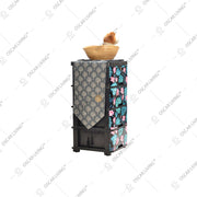 LEMARI PLASTIK - PLASTIC WARDROBE Lemari Plastik Laci Miami Milaci Motif Leaf MIAMI OSCARLIVING