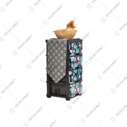 LEMARI PLASTIK - PLASTIC WARDROBE Lemari Plastik Laci Miami Milaci Motif Leaf MIAMI OSCARLIVING