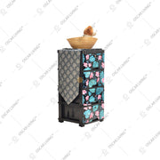 LEMARI PLASTIK - PLASTIC WARDROBE Lemari Plastik Laci Miami Milaci Motif Leaf MIAMI OSCARLIVING