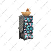 LEMARI PLASTIK - PLASTIC WARDROBE Lemari Plastik Laci Miami Milaci Motif Leaf MIAMI OSCARLIVING