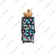 LEMARI PLASTIK - PLASTIC WARDROBE Lemari Plastik Laci Miami Milaci Motif Leaf MIAMI OSCARLIVING