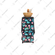 LEMARI PLASTIK - PLASTIC WARDROBE Lemari Plastik Laci Miami Milaci Motif Leaf MIAMI OSCARLIVING