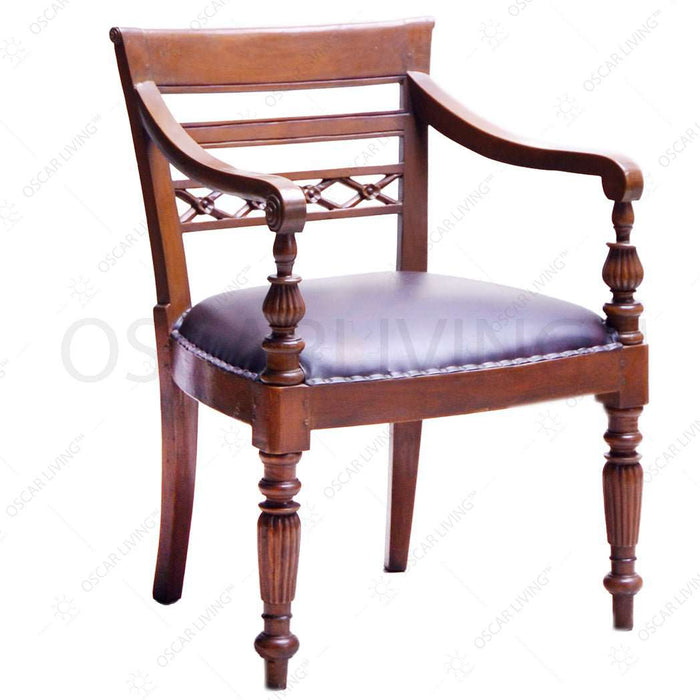 sofa jati Kursi Tamu Jati OLIV Raffles 1 Dudukan | 1 Dudukan OLIV OSCARLIVING