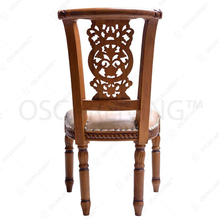 KURSI MAKAN - DINNING CHAIR Kursi Makan OLIV Jati Circle | Dinning Chair Classic Collection OLIV OSCARLIVING