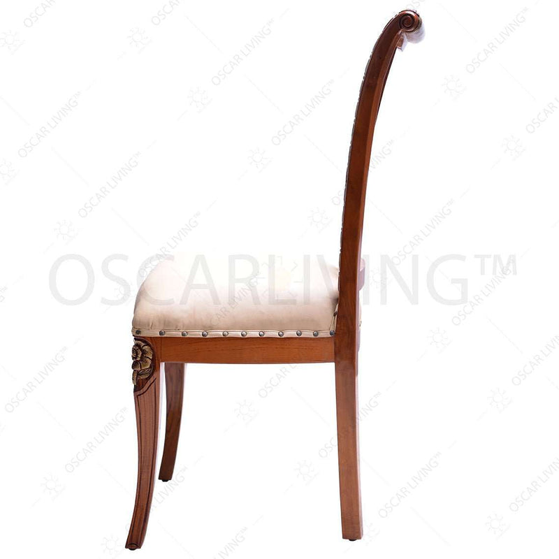 KURSI MAKAN - DINNING CHAIR Kursi Makan OLIV Jati Rose | Dinning Chair Modern Classic Collection OLIV OSCARLIVING