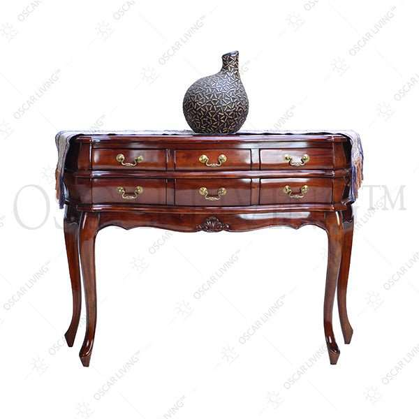 Meja Serbaguna Meja Console Mahogani OLIV Ritz Tenore OLIV OSCARLIVING