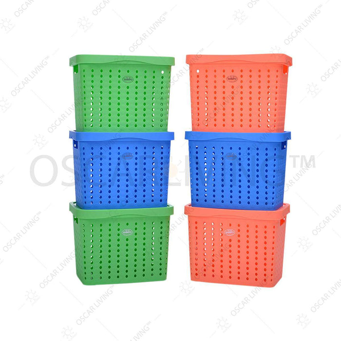 Shinpo SIP 257 Keranjang Plastik Tutup Serba Guna SHINPO OSCARLIVING