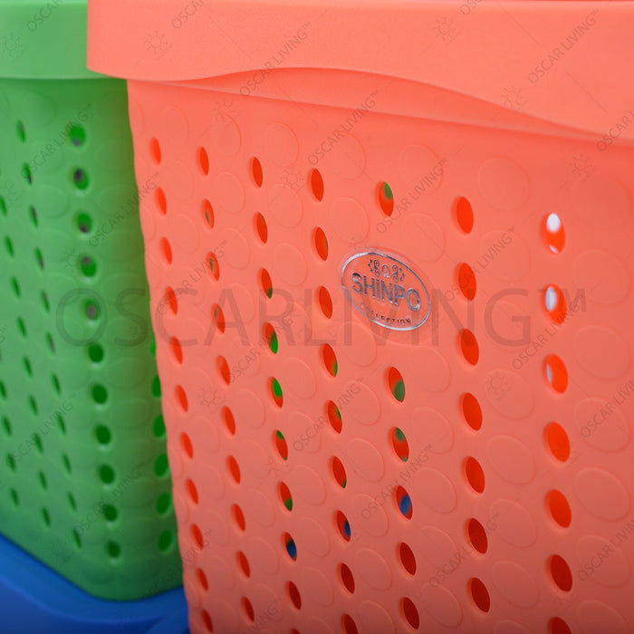 Shinpo SIP 257 Keranjang Plastik Tutup Serba Guna SHINPO OSCARLIVING