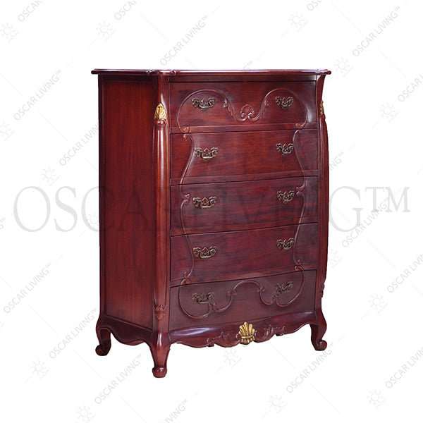 Drawer Cabinet Laci Mahogani OLIV Ritz Lisbon 5 | Drawer OLIV OSCARLIVING