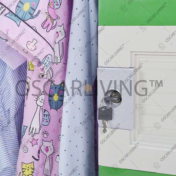 LEMARI PLASTIK - PLASTIC WARDROBE Lemari Plastik Miami Gantung Motif 3D Random MIAMI OSCARLIVING