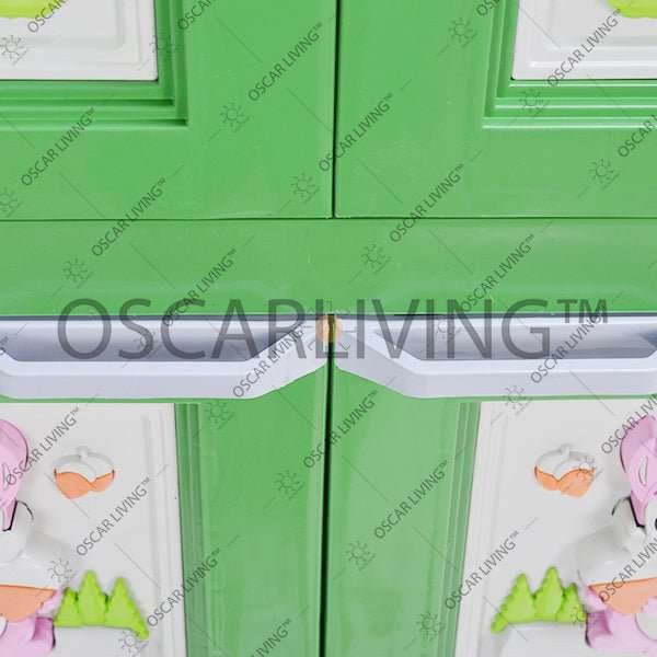 LEMARI PLASTIK - PLASTIC WARDROBE Lemari Plastik Miami Gantung Motif 3D Random MIAMI OSCARLIVING