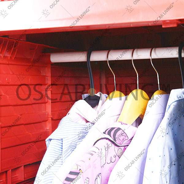 LEMARI PLASTIK - PLASTIC WARDROBE Lemari Plastik Miami Gantung Motif 3D Random MIAMI OSCARLIVING