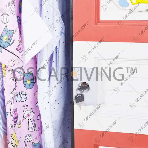 LEMARI PLASTIK - PLASTIC WARDROBE Lemari Plastik Miami Gantung Motif 3D Random MIAMI OSCARLIVING