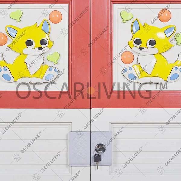 LEMARI PLASTIK - PLASTIC WARDROBE Lemari Plastik Miami Gantung Motif 3D Random MIAMI OSCARLIVING