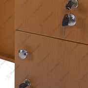 MEJA KANTOR - OFFICE DESK Meja Kantor 1/2 BIRO OLIV Mawar Natural OLIV OSCARLIVING