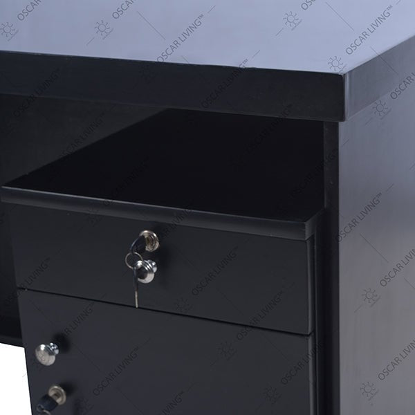 MEJA KANTOR - OFFICE DESK Meja Kantor 1/2 BIRO OLIV Mawar Natural OLIV OSCARLIVING