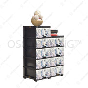 LEMARI PLASTIK - PLASTIC WARDROBE Lemari Plastik Miami Laci Milaci Motif Pirates | Plastic Drawer MIAMI OSCARLIVING