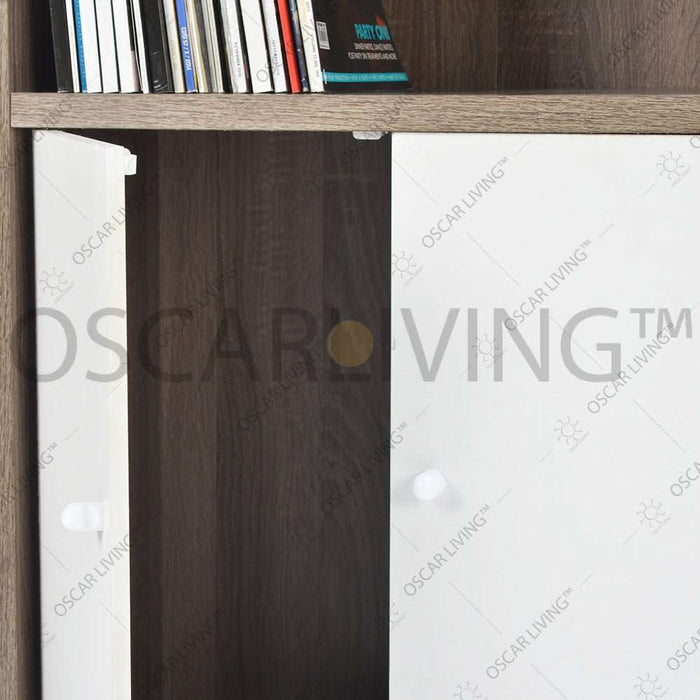 Lemari Arsip & Rak Arsip Romaro RB04 Lemari Arsip Sonoma Oak | Rak Buku Serbaguna ROMARO OSCARLIVING