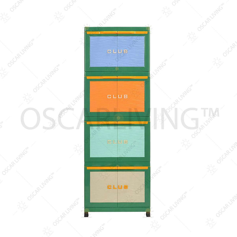LEMARI PLASTIK - PLASTIC WARDROBE Lemari Plastik Club Mini MY 4 Benetton 4 Susun MIAMI OSCARLIVING