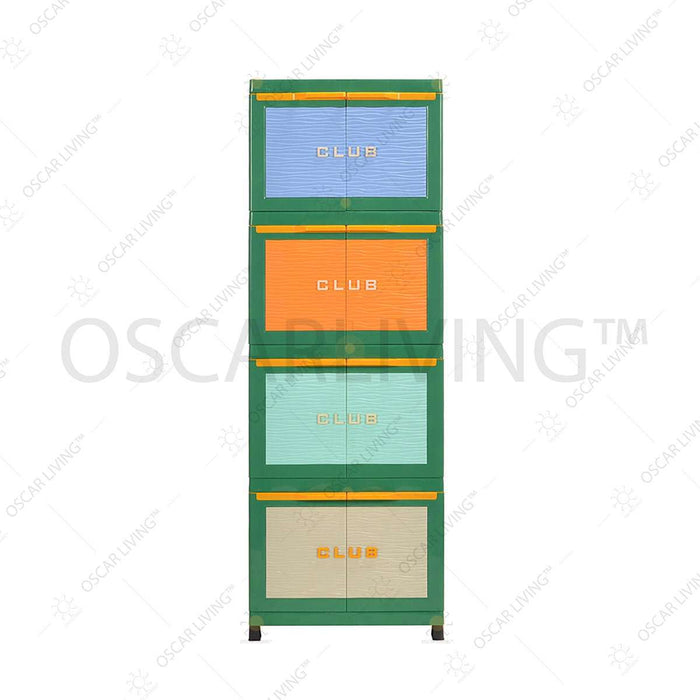 LEMARI PLASTIK - PLASTIC WARDROBE Lemari Plastik Club Mini MY 4 Benetton 4 Susun MIAMI OSCARLIVING