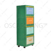 LEMARI PLASTIK - PLASTIC WARDROBE Lemari Plastik Club Mini MY 4 Benetton 4 Susun MIAMI OSCARLIVING