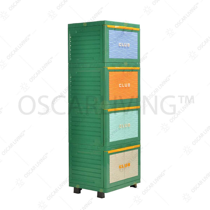 LEMARI PLASTIK - PLASTIC WARDROBE Lemari Plastik Club Mini MY 4 Benetton 4 Susun MIAMI OSCARLIVING
