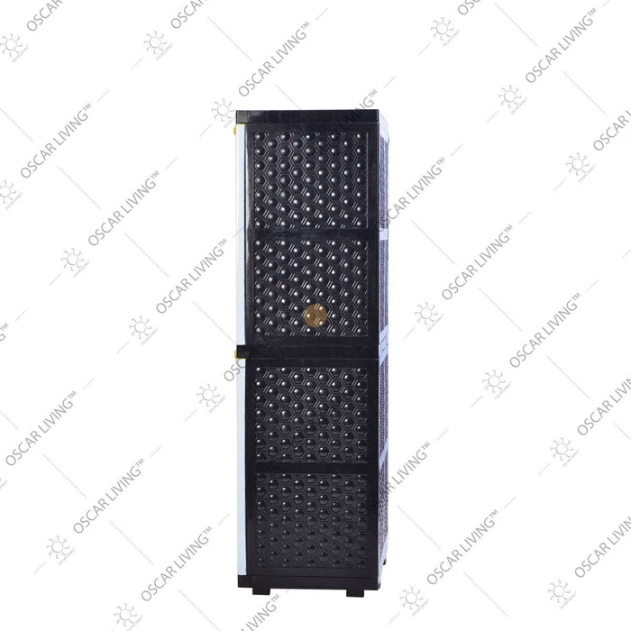 LEMARI PLASTIK - PLASTIC WARDROBE Lemari Plastik Sinbak Rak 4 Susun Motif Gajah | Plastic Wardrobe SINBAK OSCARLIVING