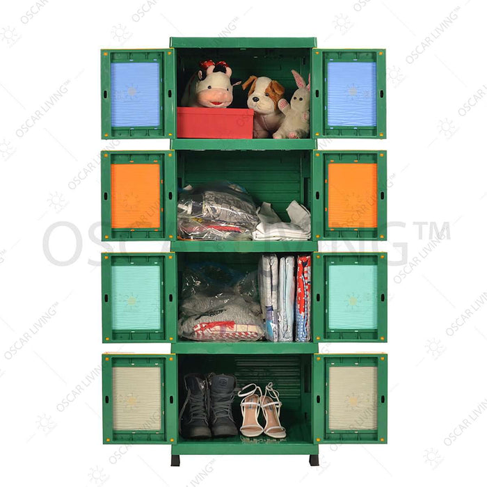 LEMARI PLASTIK - PLASTIC WARDROBE Lemari Plastik Club Mini MY 4 Benetton 4 Susun MIAMI OSCARLIVING