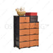 LEMARI PLASTIK - PLASTIC WARDROBE Lemari Plastik Miami Laci Milaci Motif Rattan MIAMI OSCARLIVING