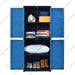 LEMARI PLASTIK - PLASTIC WARDROBE Lemari Plastik Sinbak Rak 4 Susun Motif Gajah | Plastic Wardrobe SINBAK OSCARLIVING