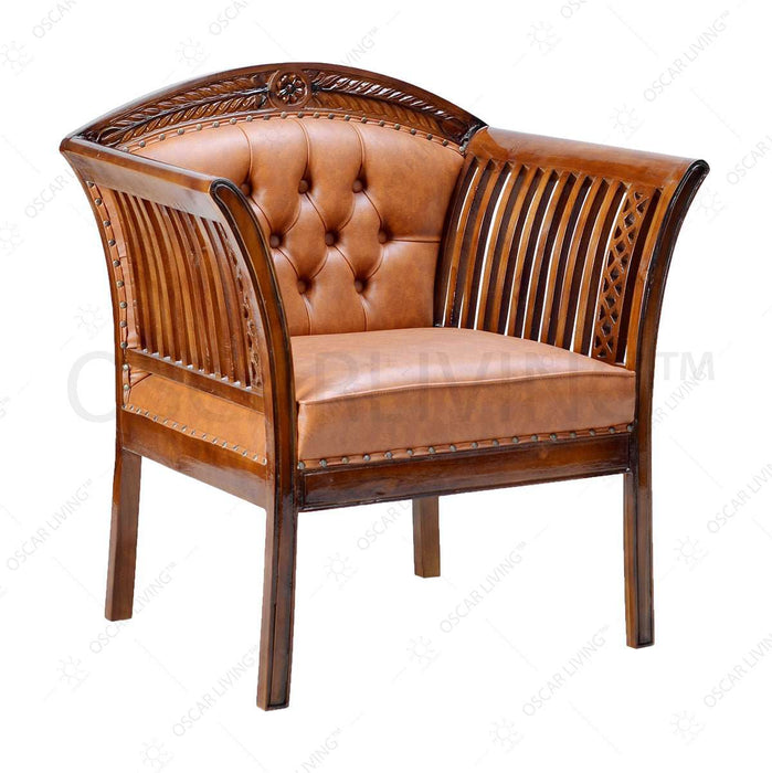 sofa jati Kursi Sofa Tamu Jati OLIV Margasari | Klasik OLIV OSCARLIVING