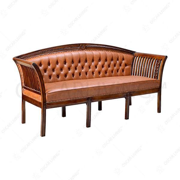 sofa jati Kursi Sofa Tamu Jati OLIV Margasari | Klasik OLIV OSCARLIVING