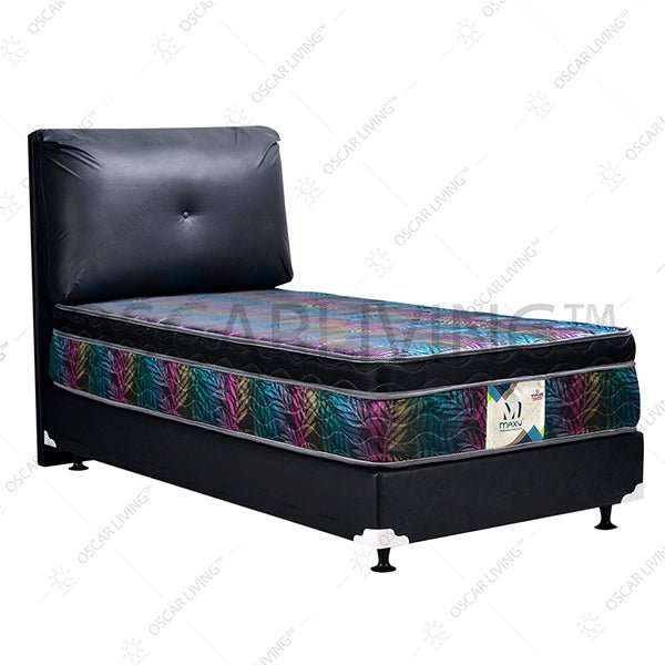 KASUR BUSA Kasur Busa Central Maxy Extra Plushtop Rebounded Fiber Foam | Fullset Boston Oreo CENTRAL OSCARLIVING