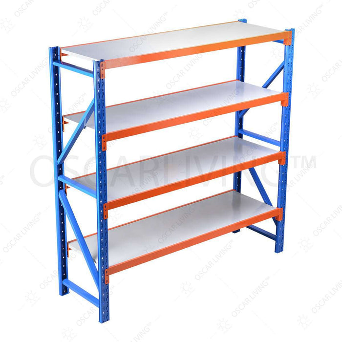 Rak Gudang Rak Gudang besi 4 susun OLIV PS2025 | Medium Duty rack 4 tier OLIV OSCARLIVING