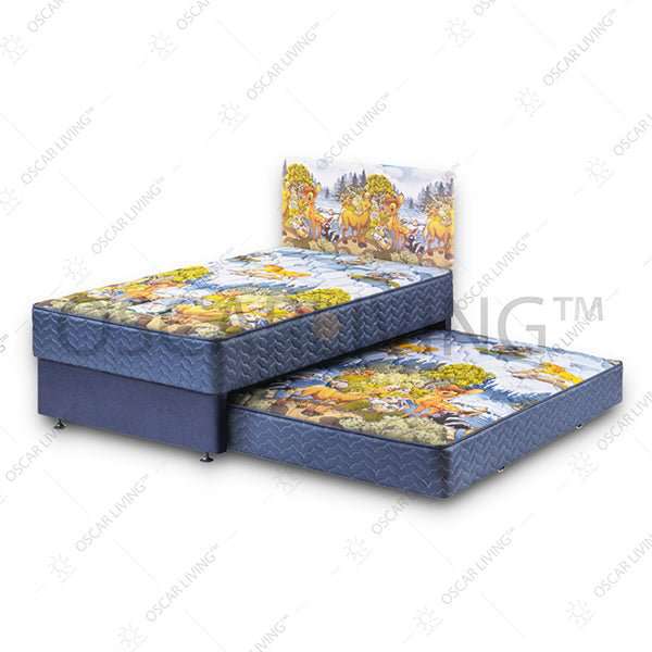 KASUR 2IN1 - 2IN1 BEDSET Kasur Springbed Guhdo 2in1 Happy Kids HB Ideal | Fullset Kids GUHDO OSCARLIVING