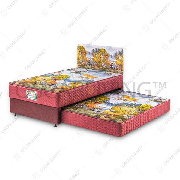 KASUR 2IN1 - 2IN1 BEDSET Kasur Springbed Guhdo 2in1 Happy Kids HB Ideal | Fullset Kids GUHDO OSCARLIVING