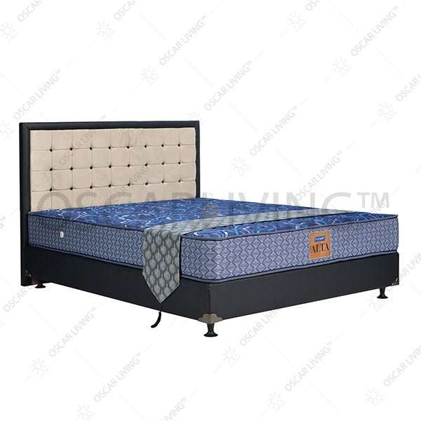 KASUR - SPRINGBED Kasur Springbed Hommy ALTA HB Victoria | Fullset Oreo HOMMY OSCARLIVING