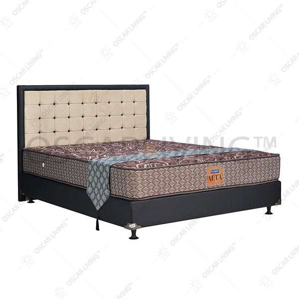 KASUR - SPRINGBED Kasur Springbed Hommy ALTA HB Victoria | Fullset Oreo HOMMY OSCARLIVING