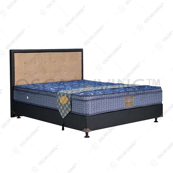 KASUR - SPRINGBED Kasur Springbed Hommy Azurea Plushtop HB Queenstown | Fullset Oreo HOMMY OSCARLIVING