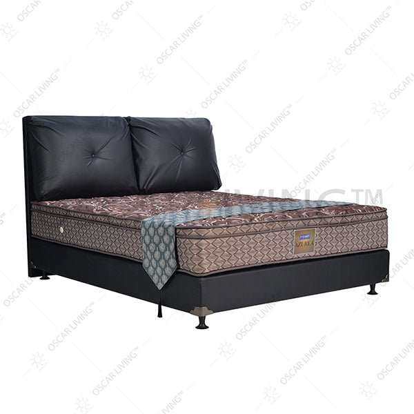 KASUR - SPRINGBED Kasur Springbed Hommy Azurea Plushtop HB Boston | Fullset Oreo HOMMY OSCARLIVING