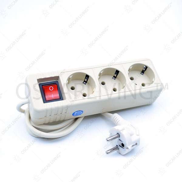 Stop Kontak Saklar Stop Kontak Saklar Jupiter 3 - 5 Lubang Panjang 3&5 M Colokan Terminal HANNOCHS OSCARLIVING