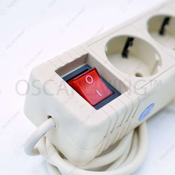 Stop Kontak Saklar Stop Kontak Saklar Jupiter 3 - 5 Lubang Panjang 3&5 M Colokan Terminal HANNOCHS OSCARLIVING