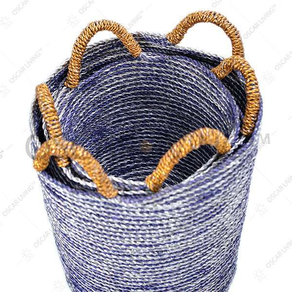 KERANJANG ANYAM Keranjang Anyam Woven Dengan Pegangan OLIV OLIV OSCARLIVING