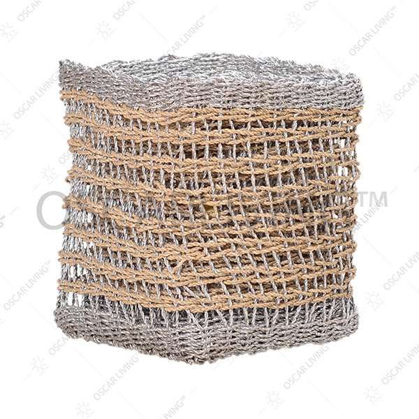 KERANJANG ANYAM Keranjang Anyam Kombinasi Tanpa Pegangan OLIV OLIV OSCARLIVING