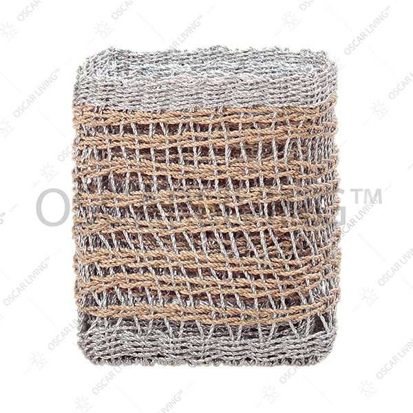 KERANJANG ANYAM Keranjang Anyam Kombinasi Tanpa Pegangan OLIV OLIV OSCARLIVING