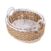 KERANJANG ANYAM Keranjang Anyam Oval Dengan Pegangan OLIV OLIV OSCARLIVING