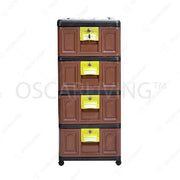LEMARI PLASTIK - PLASTIC WARDROBE Lemari Plastik Laci Kingstar KSB Series KINGSTAR OSCARLIVING