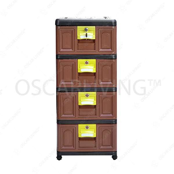 LEMARI PLASTIK - PLASTIC WARDROBE Lemari Plastik Laci Kingstar KSB Series KINGSTAR OSCARLIVING