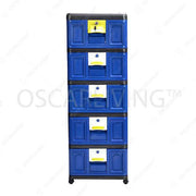 LEMARI PLASTIK - PLASTIC WARDROBE Lemari Plastik Laci Kingstar KSB Series KINGSTAR OSCARLIVING